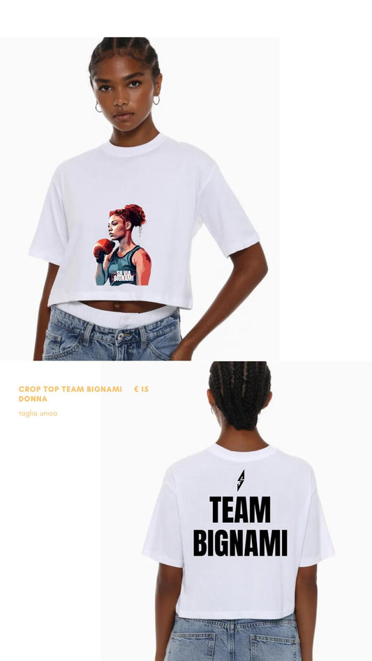Crop Top Team Bignami Donna – Taglia Unica - Preordine